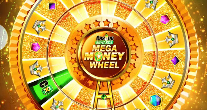 Jackpot Mega Money Wheel de Casino Rewards