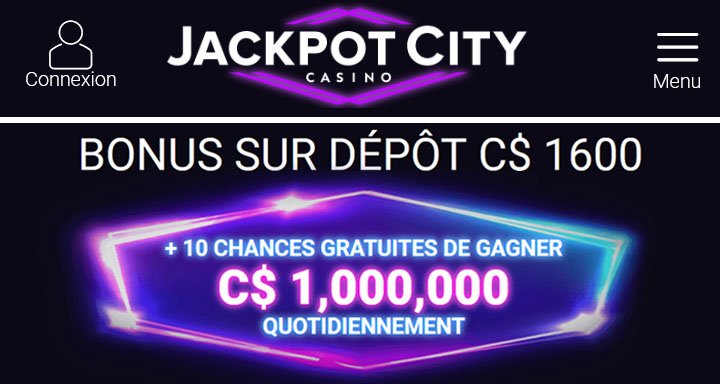 Jackpot City Casino au Canada