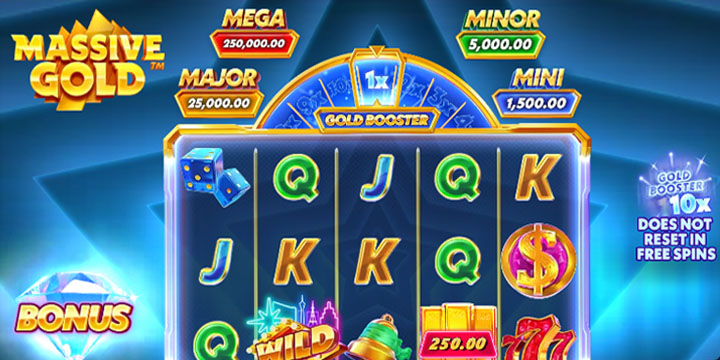 Machine à sous Massive Gold et jackpots de 5000x la mise