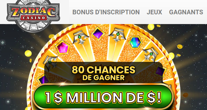 Zodiac est une marque de fabrique de Casino Rewards