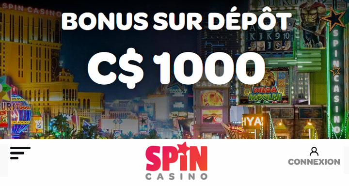 Frais bancaires au Spin Casino